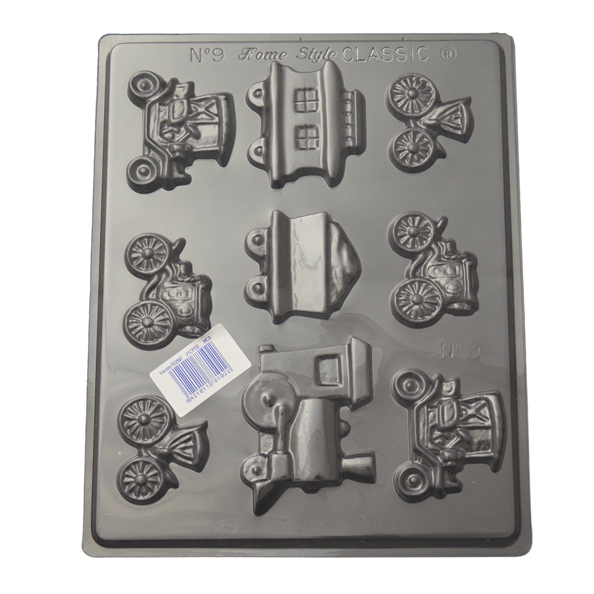 Cars & Trains Mould (0.6mm) - Cafe Supply