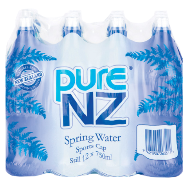 Pure NZ Spring Water 12pk