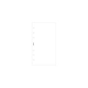 Filofax Personal White Plain Notepaper Refill Value Pack 100 Sheets