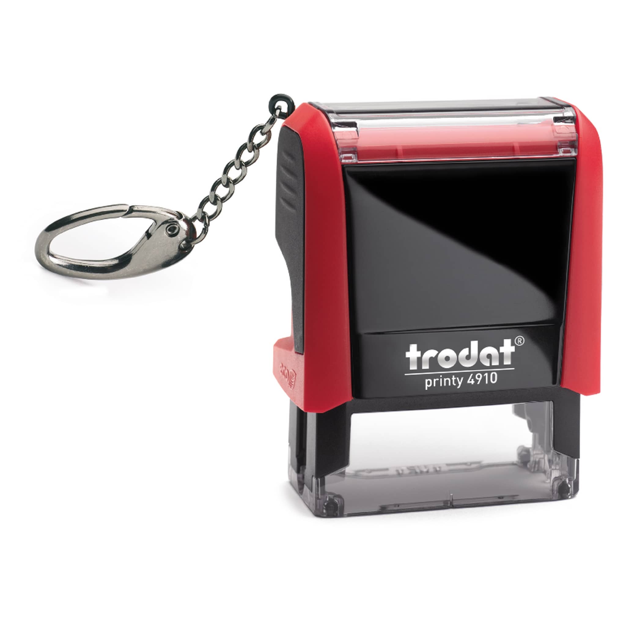 Trodat Printy 4910 Red Inc Key Ring - Cafe Supply