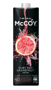McCoy Ruby Red Grapefruit Fruit Juice 1l
