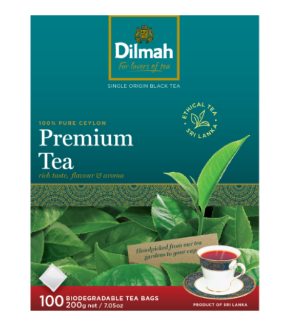 Dilmah Premium Biodegrabable Tea Bags 100pk - Cafe Supply
