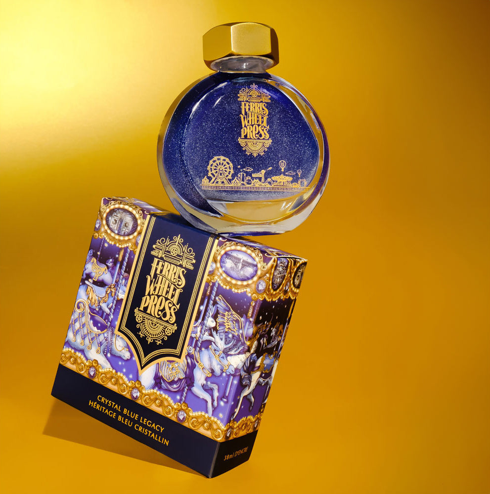 Ferris Wheel Press Fountain Pen Ink Crystal Blue Legacy 38ml