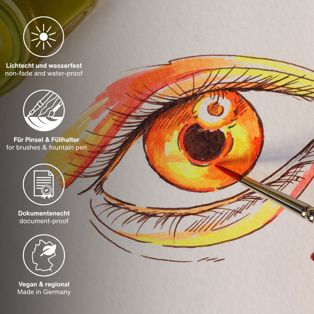 Octopus Fluids Highlighter Ink Fluorescent Neon Green (Grun) 30ml