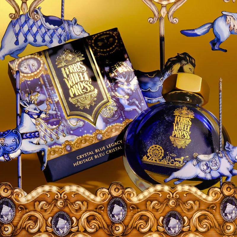 Ferris Wheel Press Fountain Pen Ink Crystal Blue Legacy 38ml