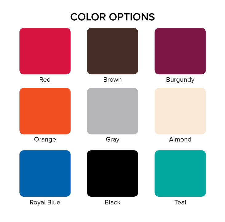 14" x 18" polypropylene fast-food tray in red