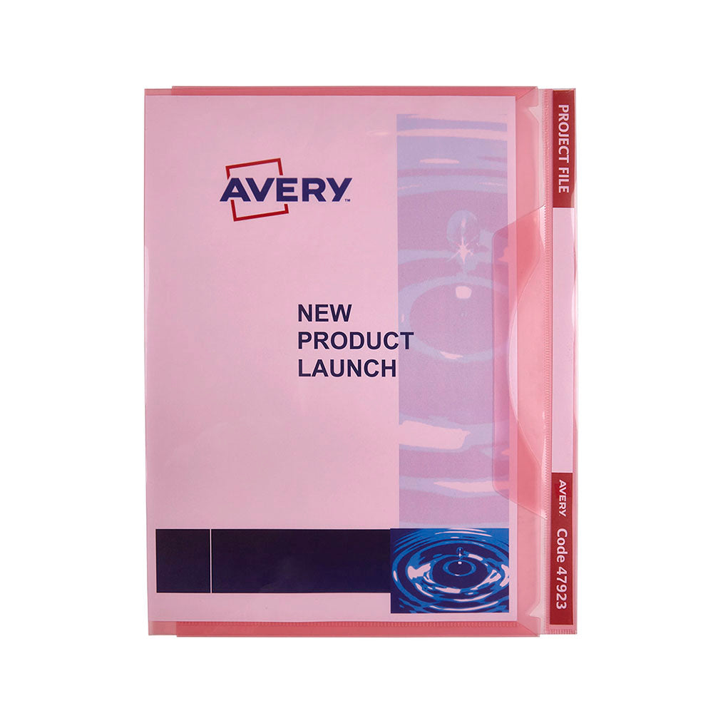 Avery Project File A4 Red - Cafe Supply