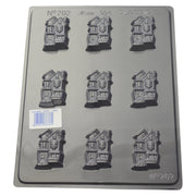 Crazy Houses Mould 0.6mm - Cafe Supply
