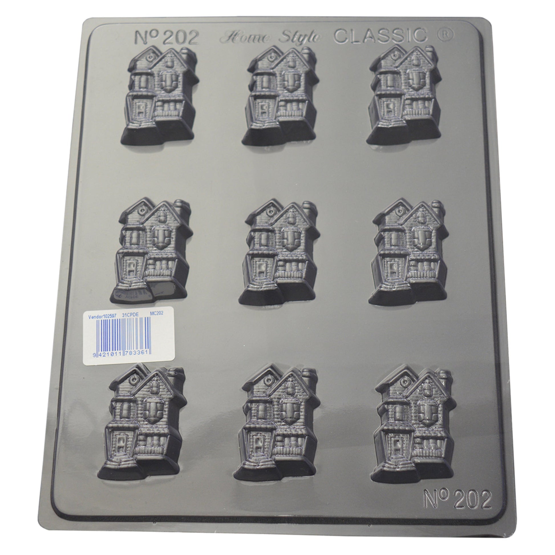 Crazy Houses Mould 0.6mm - Cafe Supply