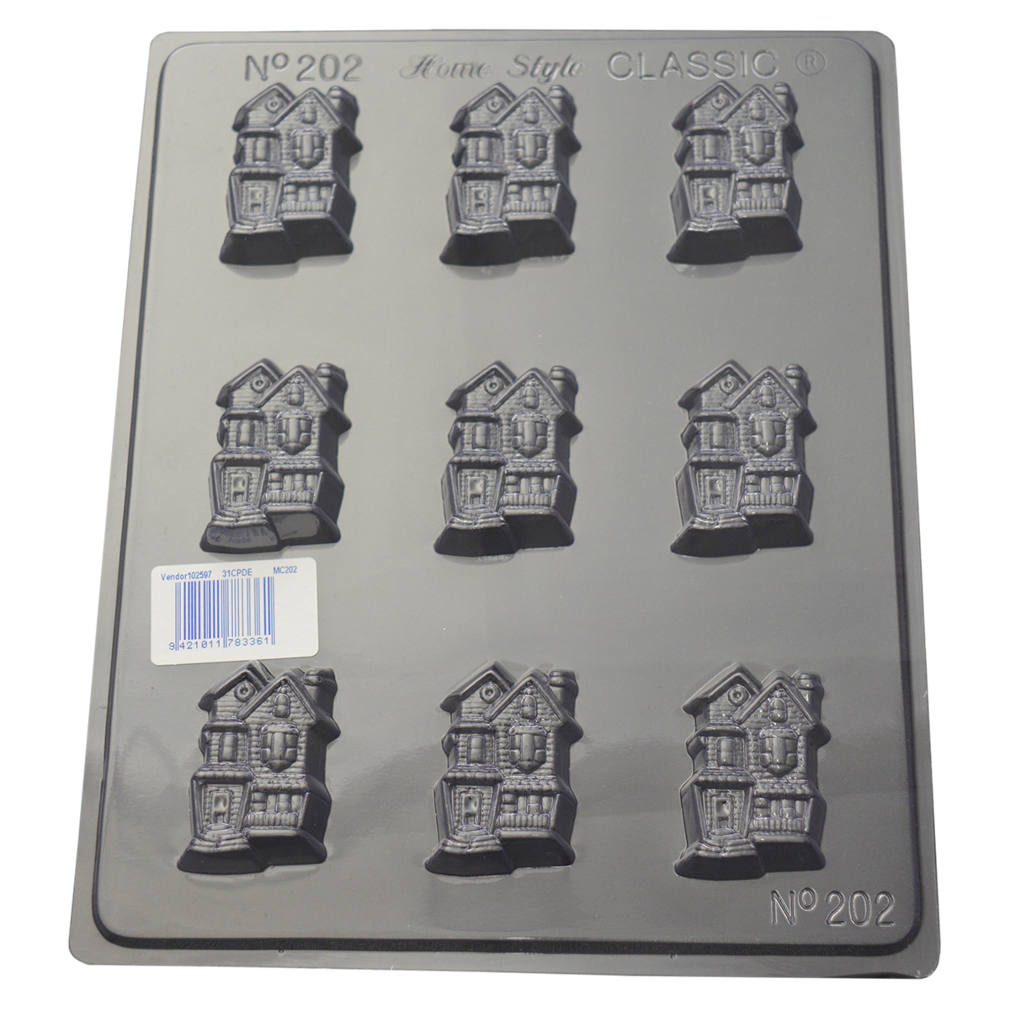 Crazy Houses Mould 0.6mm - Cafe Supply