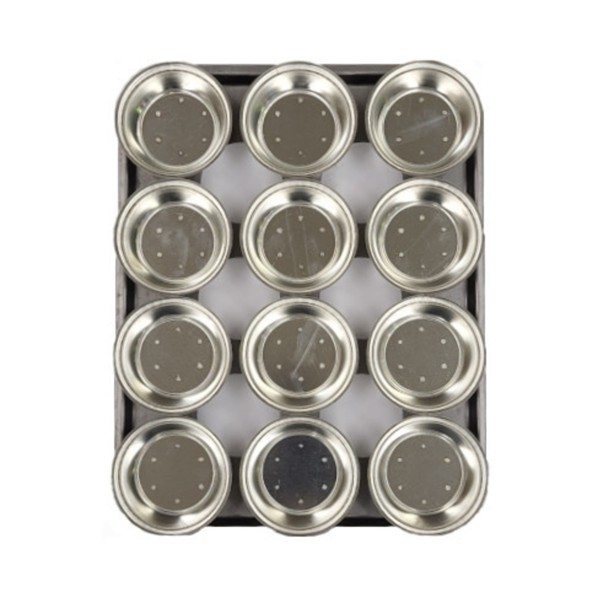 Palletized Pie Tins, (12) Round 113x31.5mm, Tray size 460x360mm - Cafe Supply