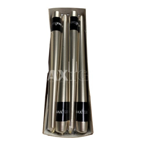 Wrapped Metallic Dinner Candles - Cafe Supply
