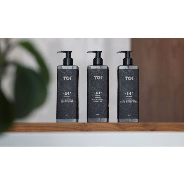 TOI 480ml Aoraki Shampoo Pump Bottle - Cafe Supply