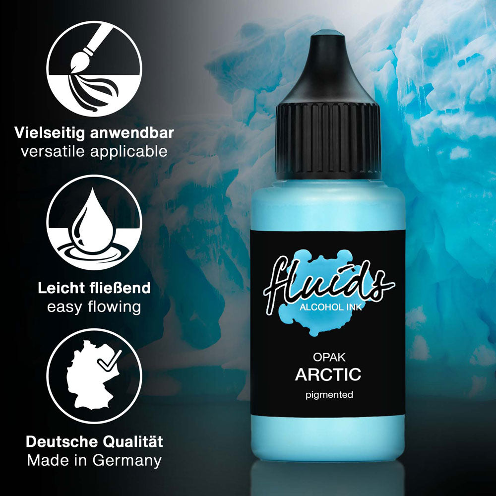 Octopus Fluids Alcohol Ink Opak Arctic Blue 30ml