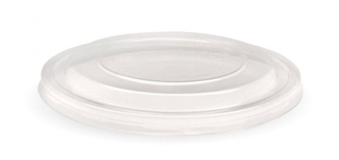 500-1,000ML KRAFT BIOBOWL PLA LID - Cafe Supply
