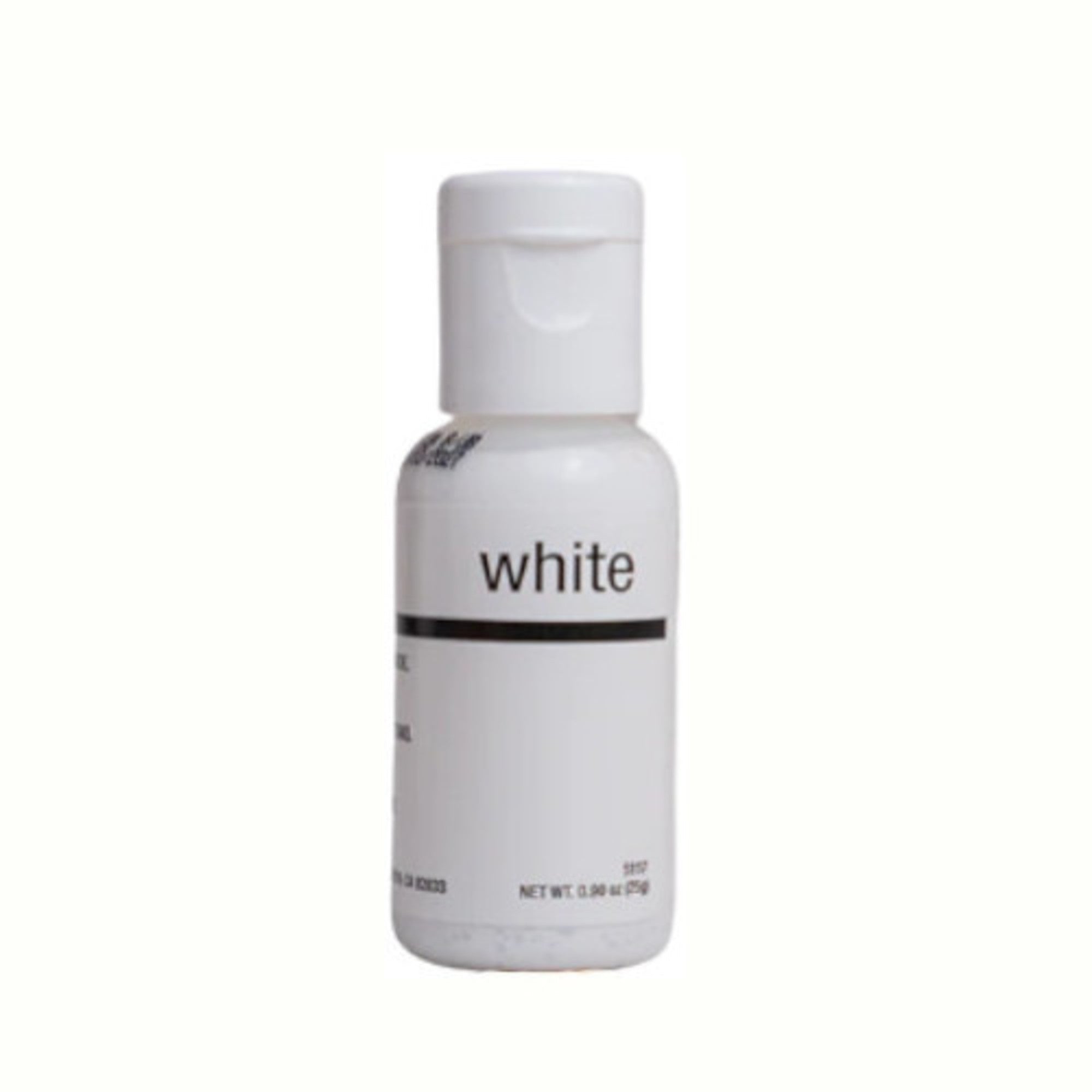 Chefmaster Liqua Gel White .70oz Bottle - Cafe Supply