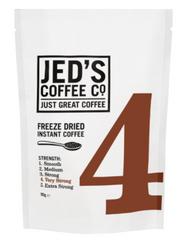 Jed's Coffee Co. #4 Very Strong Strength Instant Freeze Dried Coffee Refill 90g - Cafe Supply