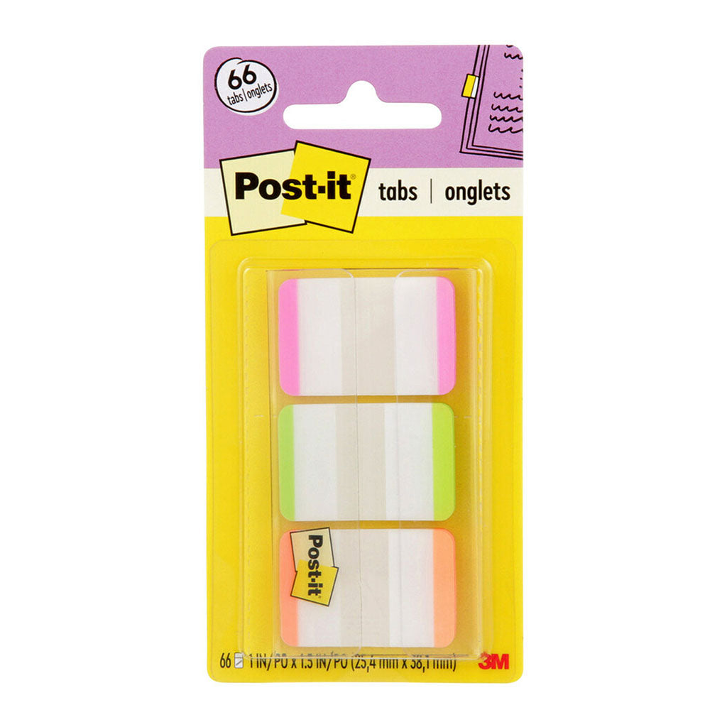 Post-it Tabs 686L-PGO 25x38mm Bright, Pack of 3