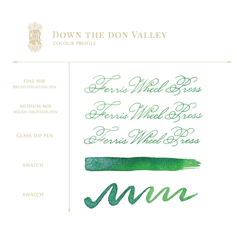 Ferris Wheel Press Fountain Pen Ink Down the Don Valley 38ml