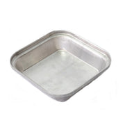 Single Aluminium Pie Tin, Square 108x27mm - Cafe Supply