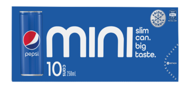 Pepsi Mini Soft Drink 10 x 250ml