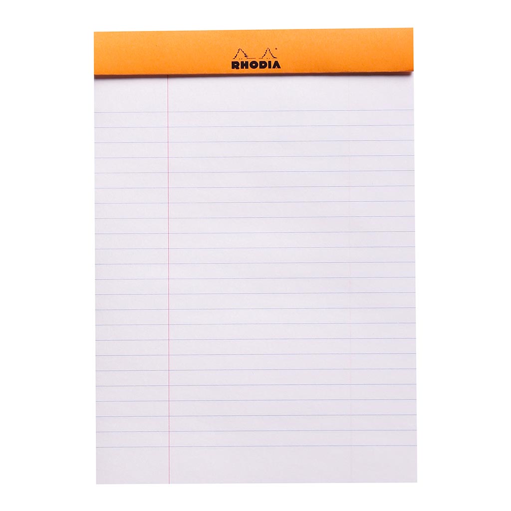 Rhodia Bloc Pad No. 16 A5 Lined Orange
