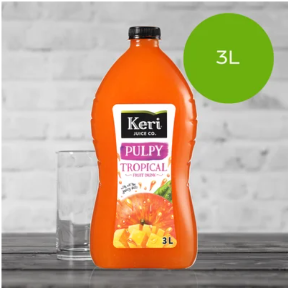 Keri Pulpy Tropical Fruit Drink 3l - Cafe Supply