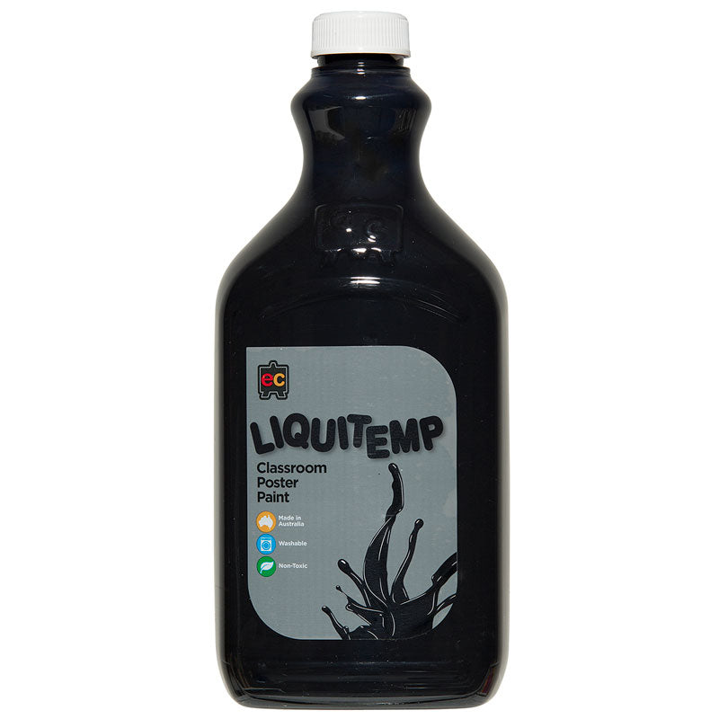 EC Paint Liquitemp Poster 2L Black - Cafe Supply