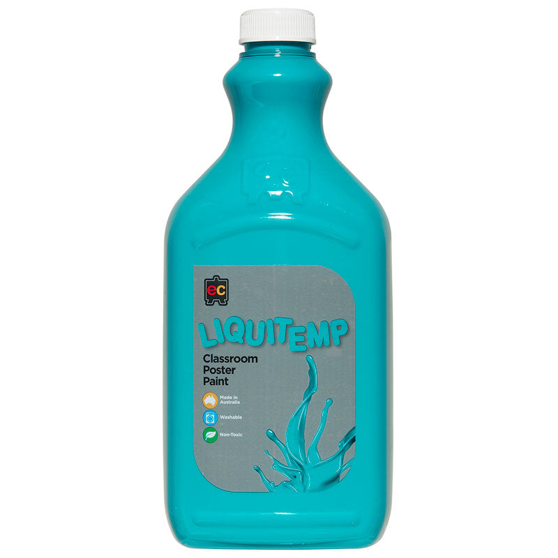 EC Paint Liquitemp Poster 2L Turquoise - Cafe Supply