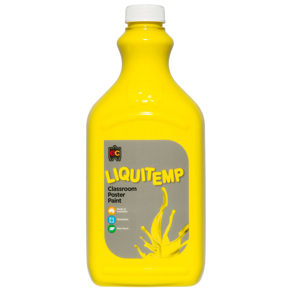 EC Paint Liquitemp Poster 2L Brilliant Yellow - Cafe Supply