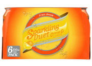 Schweppes Sparkling Duet Orange & Lemon Soft Drink Cans 6 x 330ml - Cafe Supply