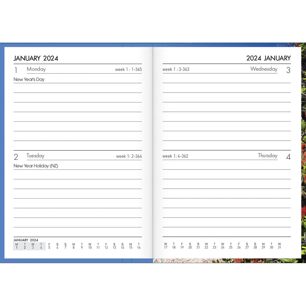 Collins Diary A72 Coastal Scenes Even Year