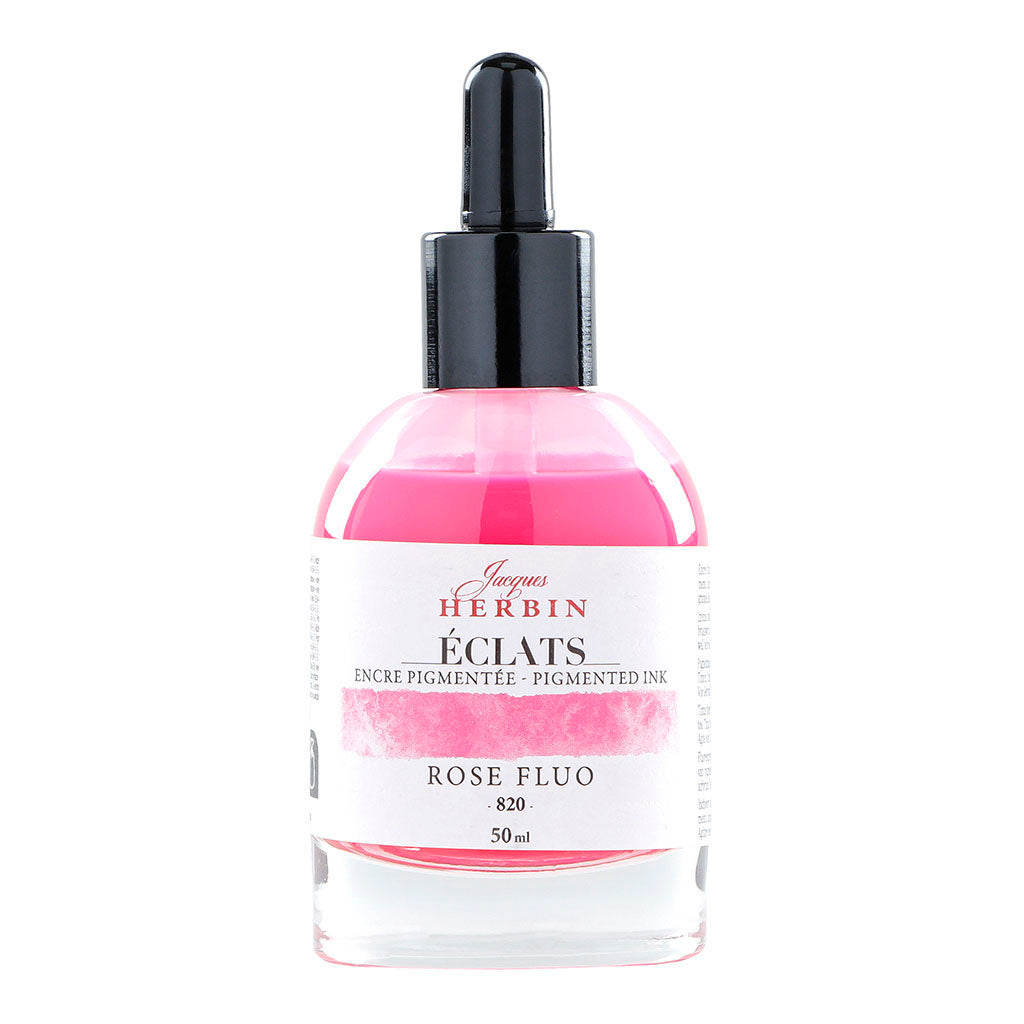 Jacques Herbin Eclats Pigmented Ink Fluoro Pink 50ml