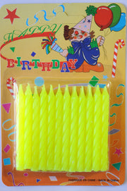 Candles Twist Lemon (24) - Cafe Supply
