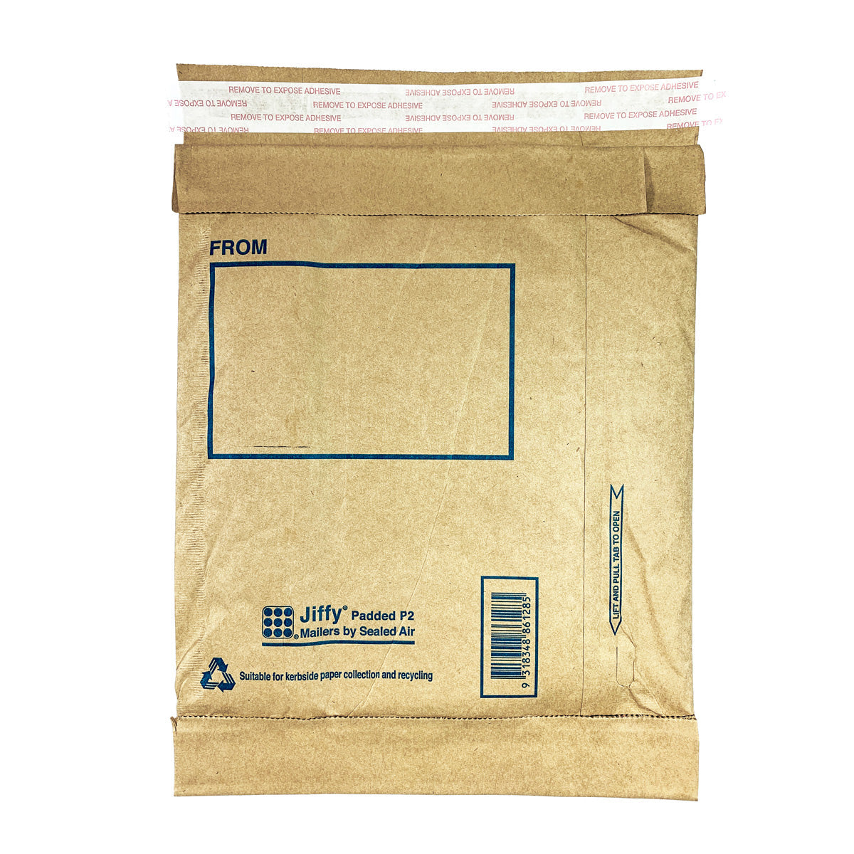 Jiffy Padded Mailer Size 2 215x280mm - Cafe Supply
