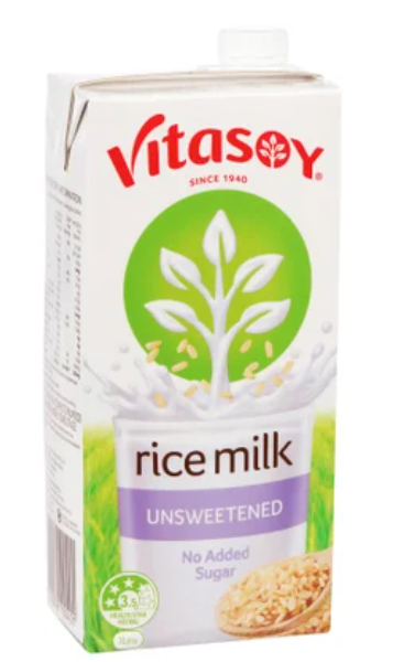 Vitasoy Unsweetened Rice Milk 1l - Cafe Supply