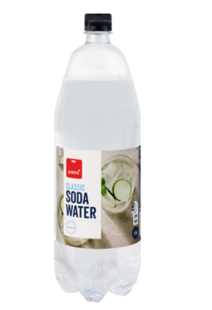 Pams Classic Soda Water 1.5l - Cafe Supply
