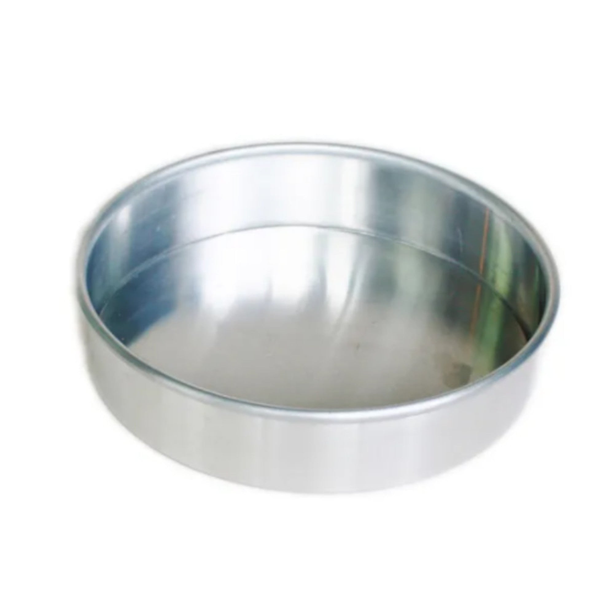 168x40mm Round Aluminium Mud Cake Pan - Cafe Supply