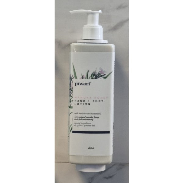 Piwari 480ml Body Lotion Pump Bottle - Cafe Supply