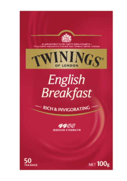 Twinings English Breakfast Tea Bags 50pk
