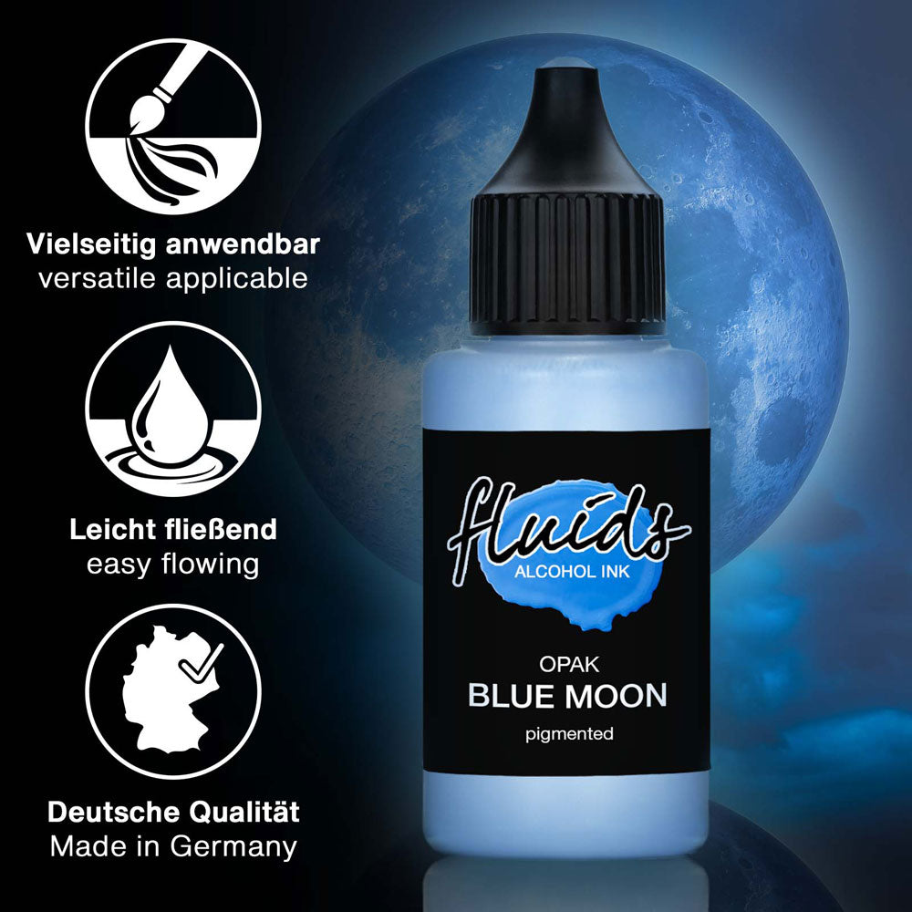 Octopus Fluids Alcohol Ink Opak Blue Moon 30ml