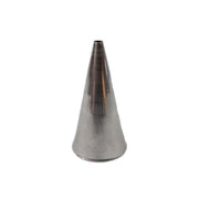 Large Stainless Steel Plain 3mm Piping Tube, 5cm length, nozzle - Cafe Supply