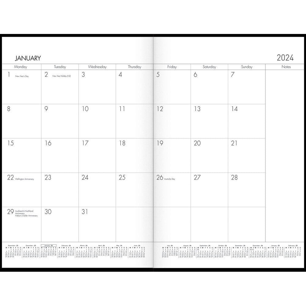 Collins Monthly A4 Planner Even Year
