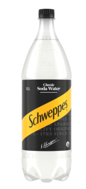 Schweppes Classic Soda Water 1.5l - Cafe Supply