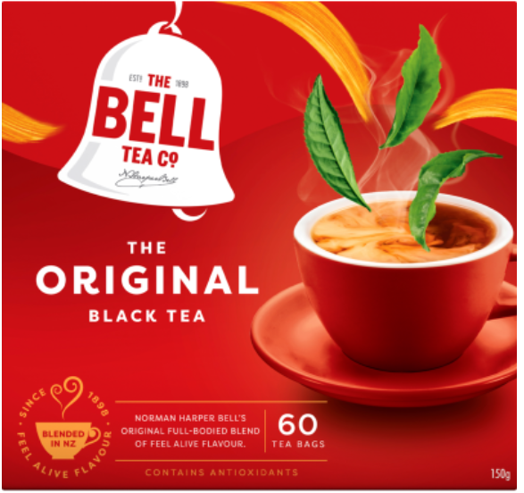 Bell Original Black Tea Bags 60pk - Cafe Supply