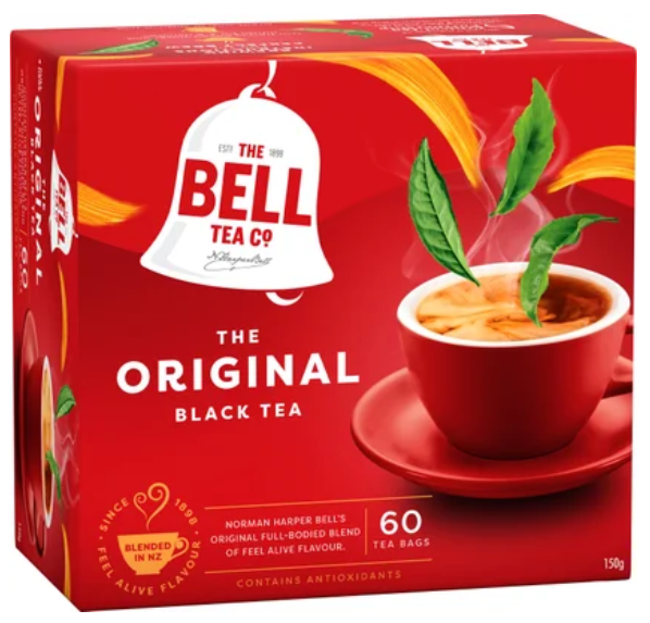 Bell Original Black Tea Bags 60pk - Cafe Supply