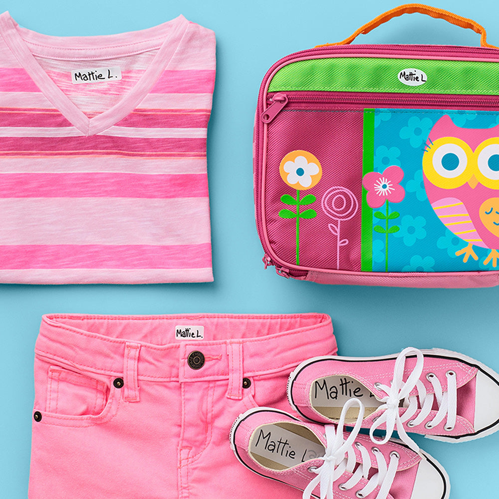 Avery Label Kids No-Iron Fabric Assorted Shape And Size 15up 3 Sheets - Cafe Supply