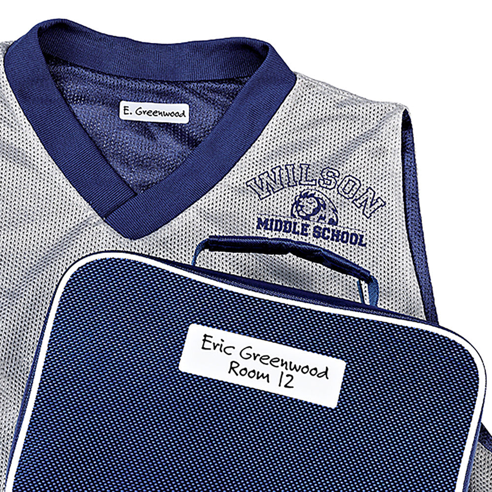 Avery Label Kids No-Iron Fabric Assorted Shape And Size 15up 3 Sheets - Cafe Supply