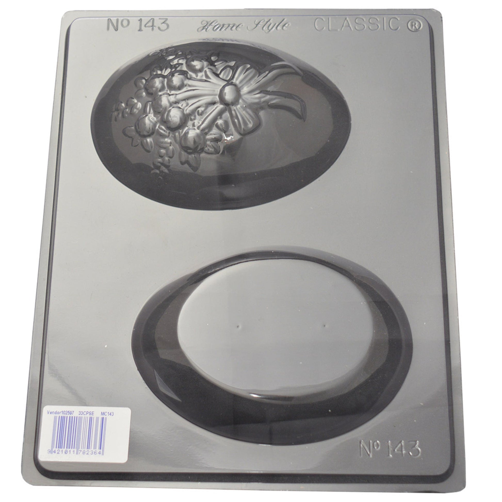 Large Floral Easter Egg Mould 0.6mm - Cafe Supply