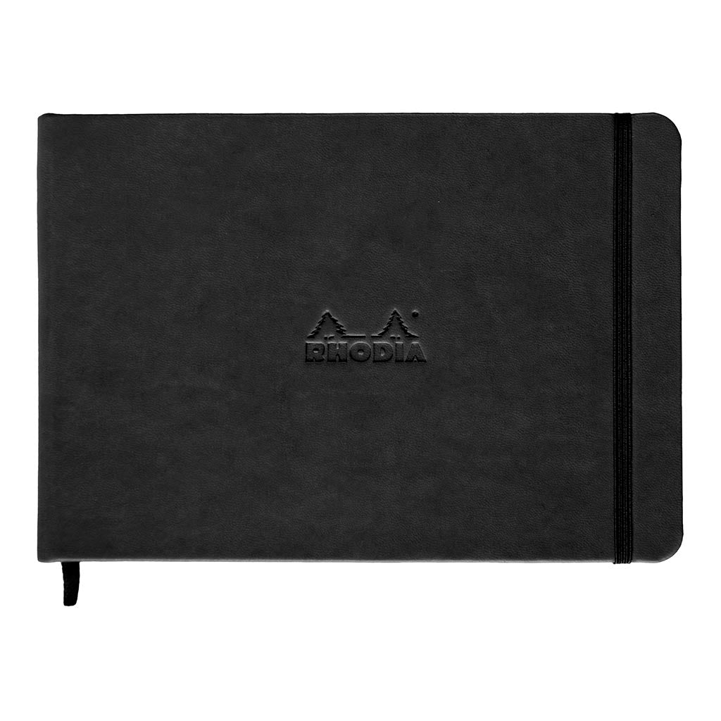 Rhodia Webnotebook Landscape A5 Dotted Black
